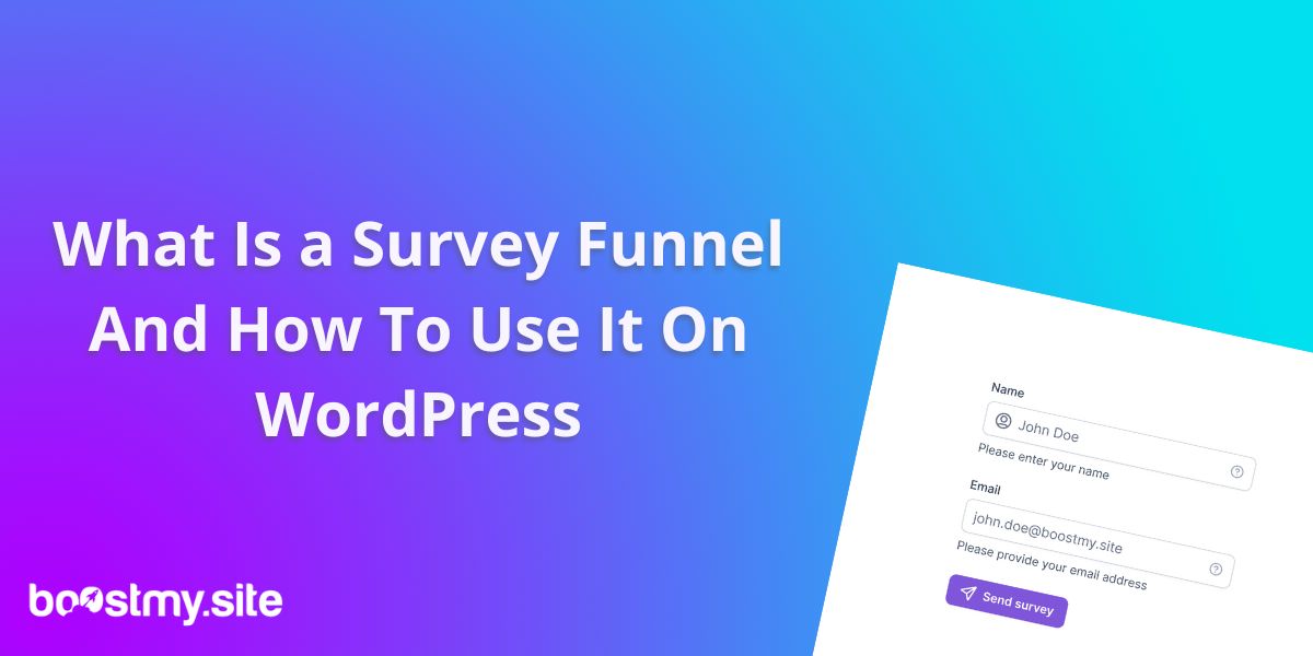 What is a survey funnel and how to use it on WordPress